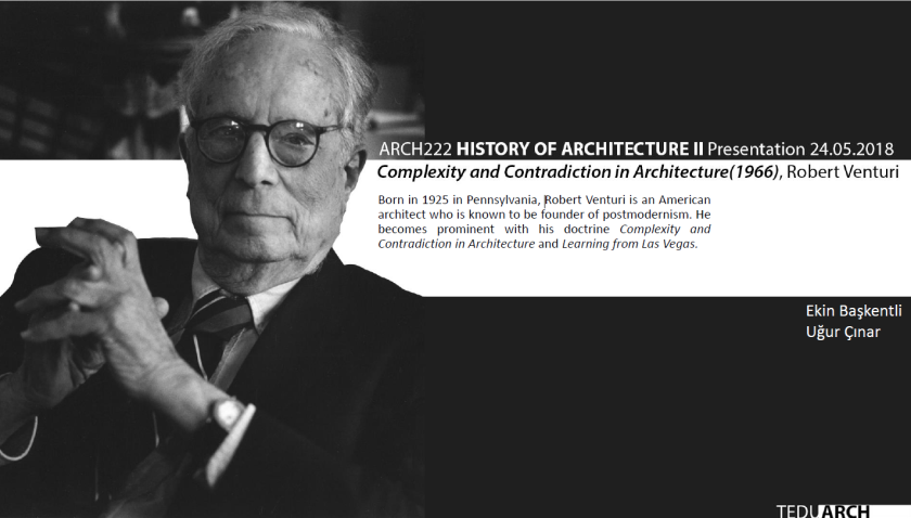 Complexity and Contradiction in Architecture Presentation